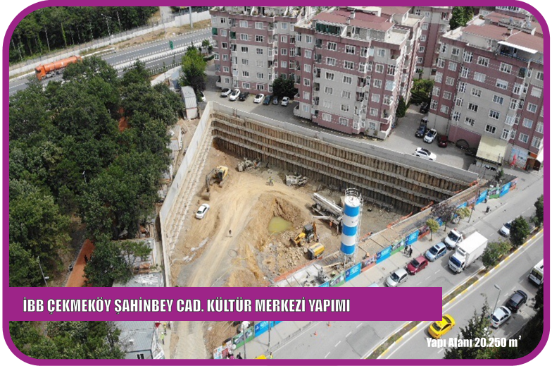 İBB Çekmeköy Şahinbey Caddesi Kültür Merkezi Yapımı